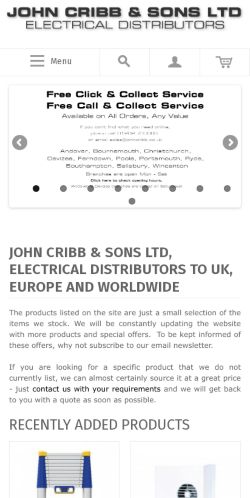 Mobile page screenshot