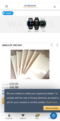 Mobile page screenshot