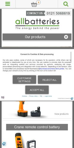 Mobile page screenshot
