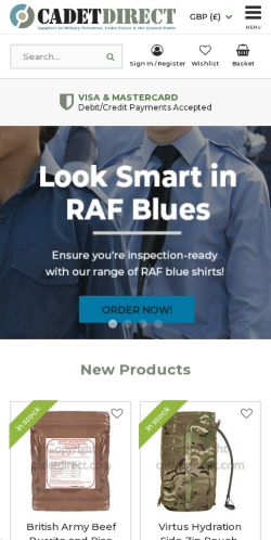 Mobile page screenshot