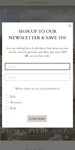 Mobile page screenshot