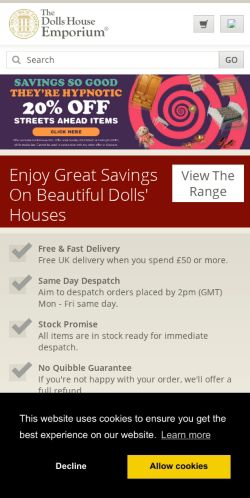 Mobile page screenshot