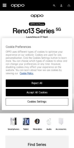 Mobile page screenshot