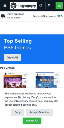Mobile page screenshot