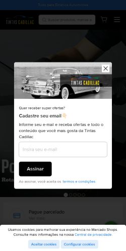 Mobile page screenshot