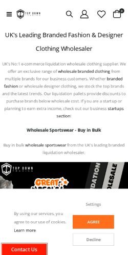 Mobile page screenshot