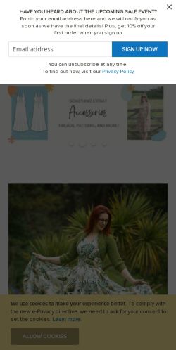 Mobile page screenshot