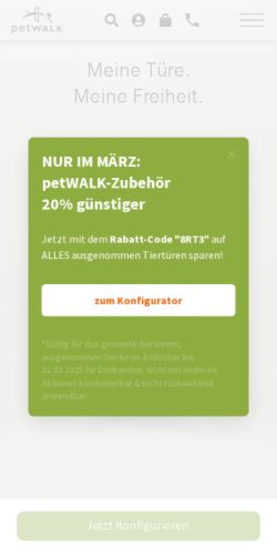 Mobile page screenshot