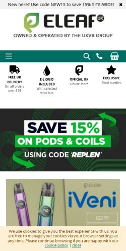 Mobile page screenshot