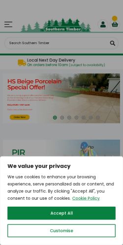 Mobile page screenshot