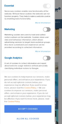 Mobile page screenshot