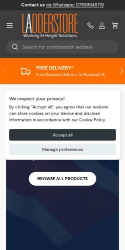 Mobile page screenshot