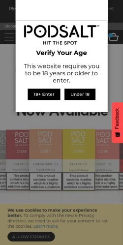 Mobile page screenshot