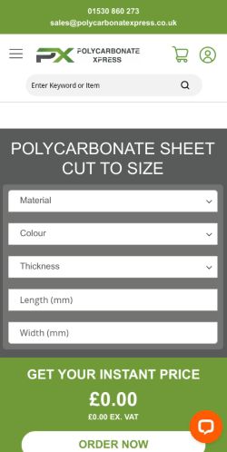 Mobile page screenshot