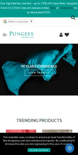 Mobile page screenshot
