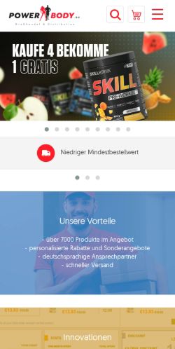 Mobile page screenshot