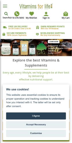 Mobile page screenshot