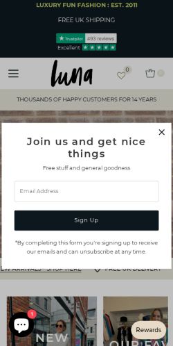 Mobile page screenshot
