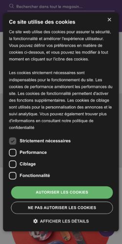 Mobile page screenshot