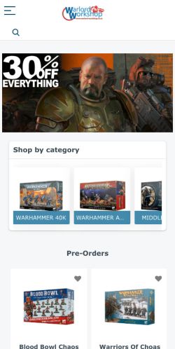 Mobile page screenshot