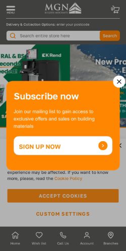 Mobile page screenshot