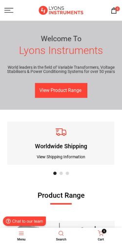 Mobile page screenshot