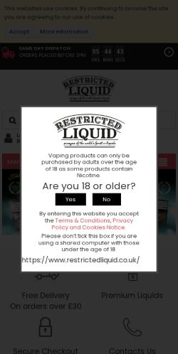 Mobile page screenshot