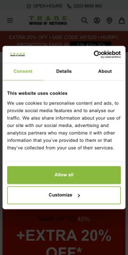 Mobile page screenshot