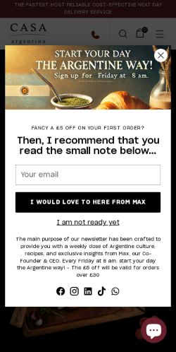 Mobile page screenshot