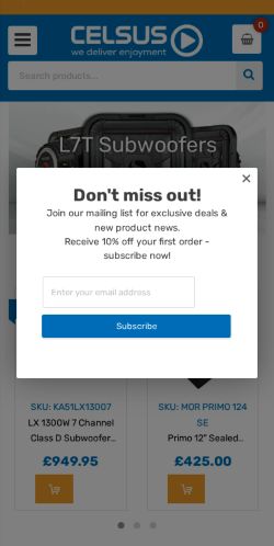 Mobile page screenshot