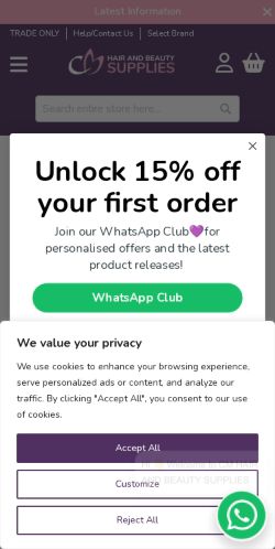 Mobile page screenshot