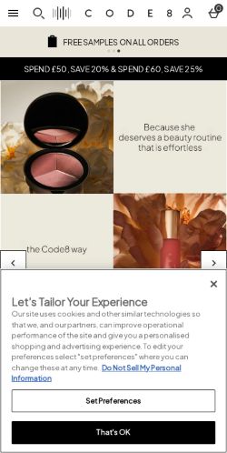 Mobile page screenshot