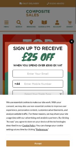 Mobile page screenshot