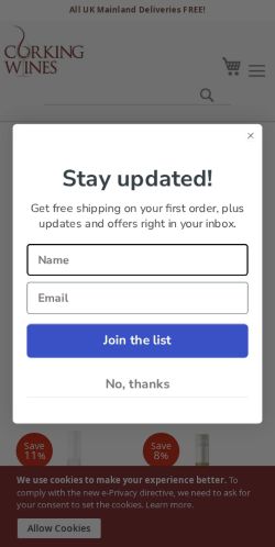 Mobile page screenshot