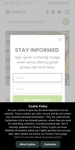 Mobile page screenshot