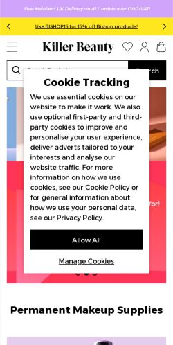 Mobile page screenshot