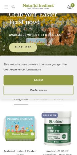 Mobile page screenshot