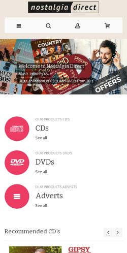 Mobile page screenshot