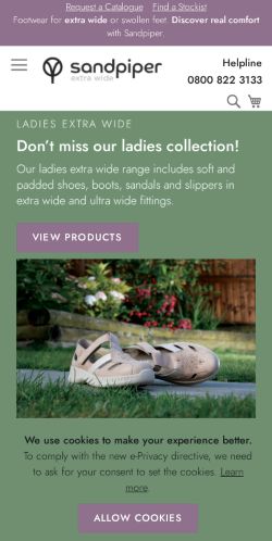 Mobile page screenshot