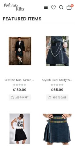 Mobile page screenshot