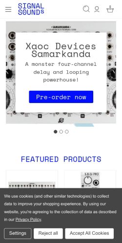 Mobile page screenshot