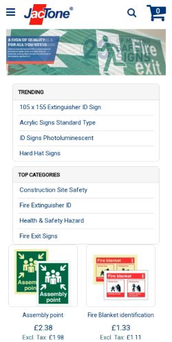 Mobile page screenshot