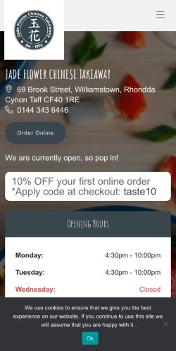 Mobile page screenshot