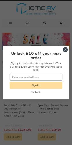 Mobile page screenshot