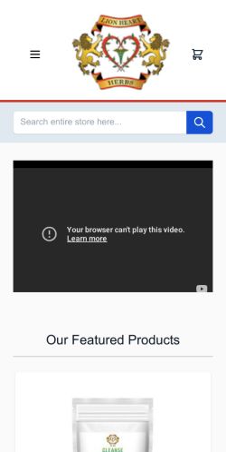 Mobile page screenshot