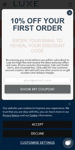 Mobile page screenshot