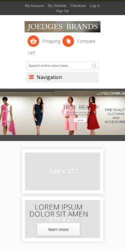 Mobile page screenshot
