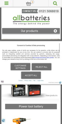 Mobile page screenshot