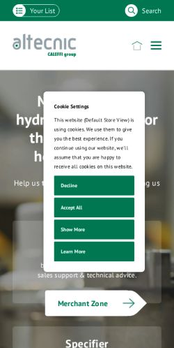 Mobile page screenshot