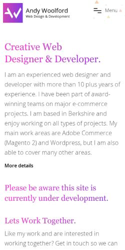Mobile page screenshot